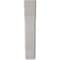 Ekena Millwork 1 3/4"W x 7 1/4"D x 9 1/2"H Bedford Wood Vintage Decor Bracket, Chalk Dust White BKTWD02X07X10BEWH - alternate 2